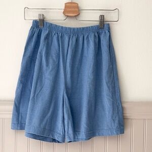 Vintage 90s High Waist Blue Women's Shorts size medium
